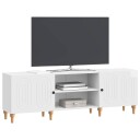  TV skap Høgglans hvit 150 x 31 x 50 cm Konstruert tre