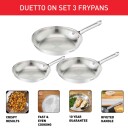 Tefal Duetto ON stekepannesett 20 + 24 + 28 cm