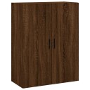  Veggskap brun eik 69,5x34x90 cm 8720845944209