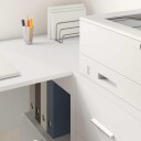  Hjørneskrivebord Hvit 102x88x75 cm Konstruert Tre