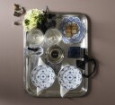 Royal Copenhagen Musselmalt Helblonde asjett 19 cm