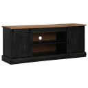 TV skap HALDEN med 2 skyvedører svart 150x40x60 cm heltre