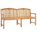vidaXL Håndlaget Rosebenk 150 x 60 x 90 cm Massivt Teaktre Naturlig