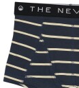 The New Boxershorts - 2-pack - Mood Indigo m. Striper - The New - 3-4 år (98-104) - Boxershorts - Blå