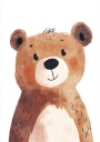 Cute Bear Plakat Plakat / 70x100cm
