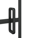 Dusjdør ESG 80x140 cm svart