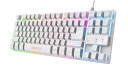 Trust GXT 833W Thado TKL Gamingtastatur med LED Hvit