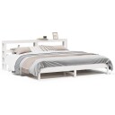  Sengeramme uten madrass hvit 180x200 cm heltre furu 3306139