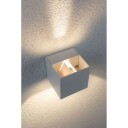 Paulmann - Cybo Utendørs Vegglampe 8x8 White