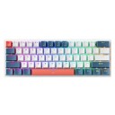 Machenike K500-B61 Mekanisk Gamingtastatur 60% med Rød Switch Hvit/Blå