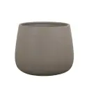 Cane line Soil potte rund stor Taupe structure fiberglas