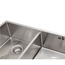 Lavabo Kubus 840 soft kjøkkenvask 74x44 cm, rustfritt stål