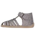 Pom Pom Starters Velcro Braid Sandal - Brown - 20