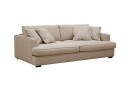 Rossita Lyx 2,5 seters ekstra dyp sofa i stoff   Lysebrun