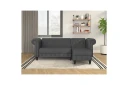 Sovesofa Felix 241x154x83 cm Grå PU/tre/metall   241x154x83 cm Grå PU/tre/metall