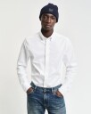 Pinpont Oxfordskjorte i slim fit WHITE M