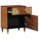  Nattbord Honningbrun Massivt tre 50 x 33 x 60 cm Holdbar