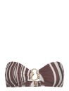 Seafolly Ring Front Bandeau   Brown   44