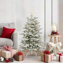 Kunstig sammensatt juletre Hvit 120 cm PE og PVC