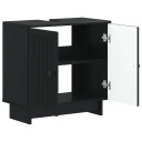 vidaXL Baderomsvaskeskap EDE Svart 59,5 x 31,5 x 59 cm Konstruert tre