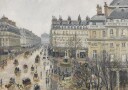 Place Du Thtre Franais Paris Rain By Camille Pissarro Plakat Plakat / 40x50cm