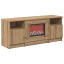 vidaXL Elektrisk peis Artisan eik 98 x 28,5 x 40,5 cm Konstruert tre