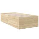  Sengeramme sonoma eik 75x190 cm konstruert tre 8721102616198