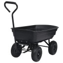 Hagetralle 300 kg 75L svart