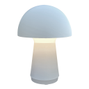 Veli Line oppladbar bordlampe hvit