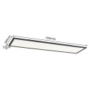 Lindby Nelios LED-taklampe, 4 000 K 120x30 cm