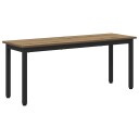 vidaXL benk Kunstnerisk Eik 110 x 35 x 45 cm Konstruert tre