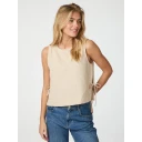 Neo Noir Svetlana Linen Top