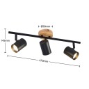 Lindby Xiomara taklampe, 3 lyskilder