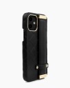 iDeal of Sweden Statement Case Iphone 12/12p Braided Smooth Noir