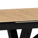 Parkins uttrekkbart spisebord 168–210 cm - Vill eik