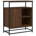vidaXL Skjenk brun eik 69x35x80 cm konstruert tre