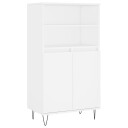 vidaXL Highboard hvit 60x36x110 cm konstruert tre