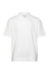 Lindbergh Oversized Jacquard Polo S/S White M