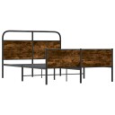  Sengeramme uten madrass sonoma eik 135x190 cm konstruert tre 8721158564856