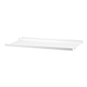 String hylleplate metall hvit 58x30 cm lav kant