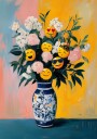 Floral Emojis Plakat / 40x50
