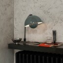Flowerpot VP4 bordlampe steinblå 36 cm – &TRADITION   Stue   Design   Metall   Med skjerm