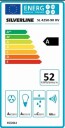 Silverline Nordic Dark Ada 90cm Fritthengende Ventilator med Belysning - Hvit