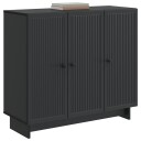  Serviesskap Svart 89 x 34,5 x 80 cm Konstruert tre