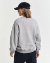Gant Genser med rund hals og grafikk LIGHT GREY MELANGE XS