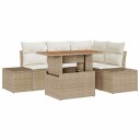  Hagesofa Set med pute Manual 5 pcs Beige, krem 100 x 55 x 73 cm