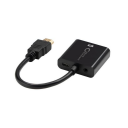 MICROCONNECT Adapter HDMI - VGA M/F Black MICRO