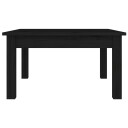 vidaXL Salongbord svart 55x55x30 cm heltre furu
