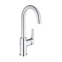 Grohe Bau Flow servantbatteri Med bunnventil, Krom
