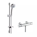 Hansgrohe Ecostat 1001 SL Dusjpakke Med Croma 100 Multi dusjsett, Krom